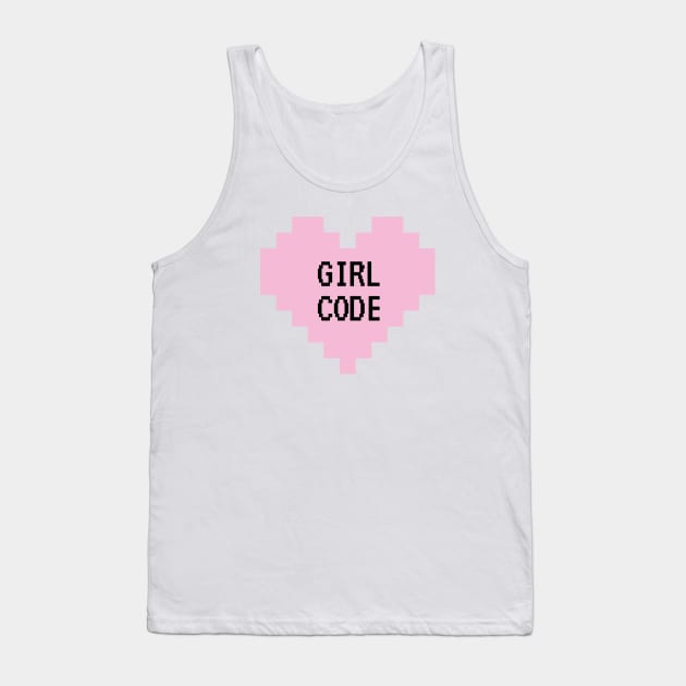 GIRL CODE Tank Top by MadEDesigns